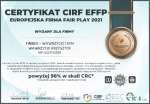 Fair Play Certificate